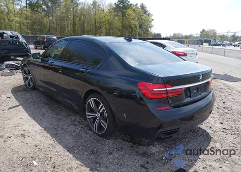 2019 BMW 740I из США, поврежденный, VIN WBA7E2C59KB217490